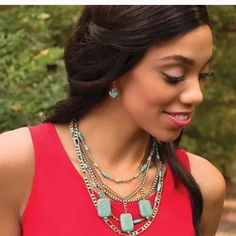 Silpada KNR Turquoise toes in the sand necklace